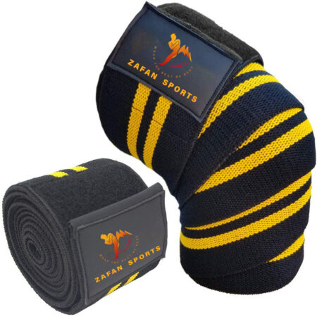 Weightlifting knee wraps
